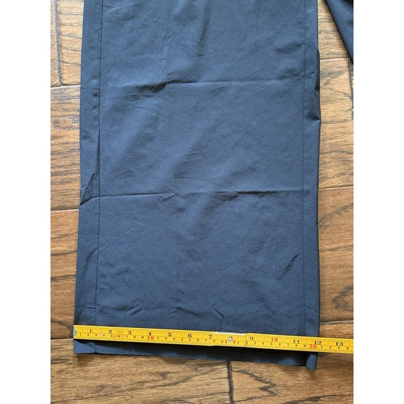 Athleta Savannah Black V Neck Wide Leg Jumpsuit Size 4 Stretch Athleisure - Picture 9 of 16